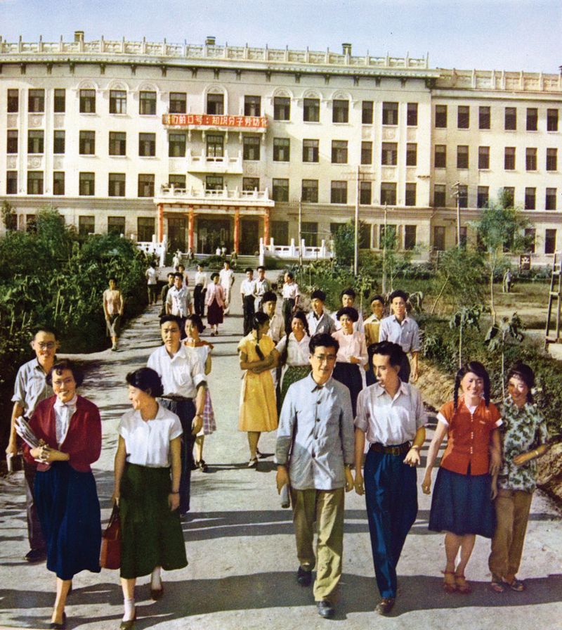 In the heady days of post-revolution diversity during the early 1950s, students in Heilongjiang University&#x27;s campus wore a variety of styles